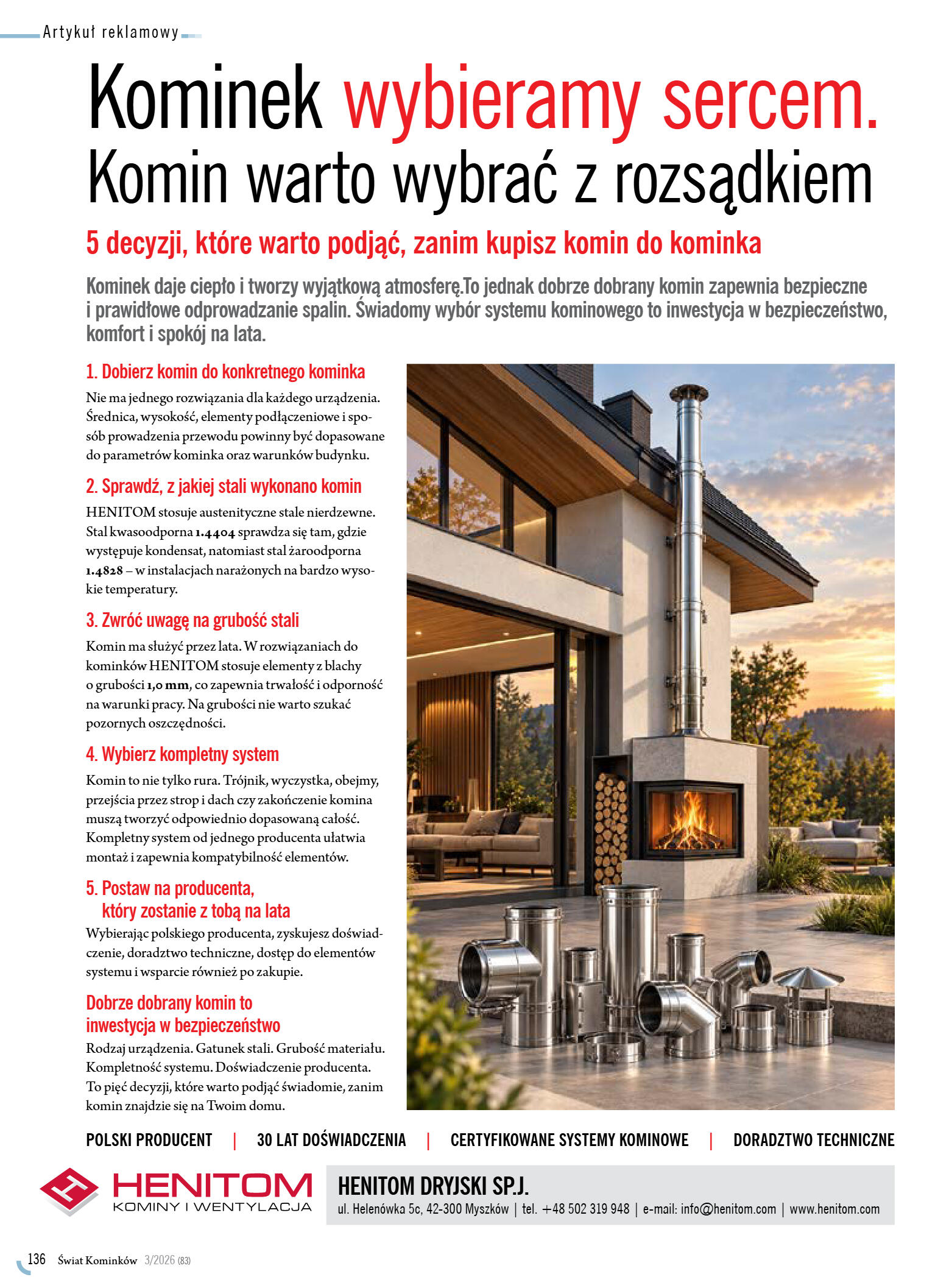 Świat Kominków 3/2026 (83) - przeglądaj bezpłatnie - strona 138